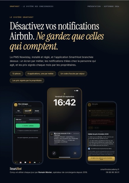 Couverture de la présentation du Système SmartHost